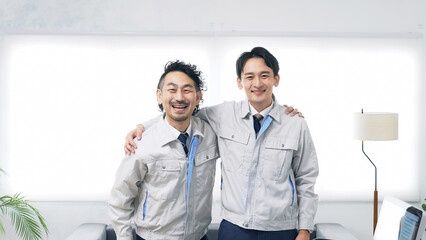 三晃ロゴヘルメット・社員の意見を大切に
